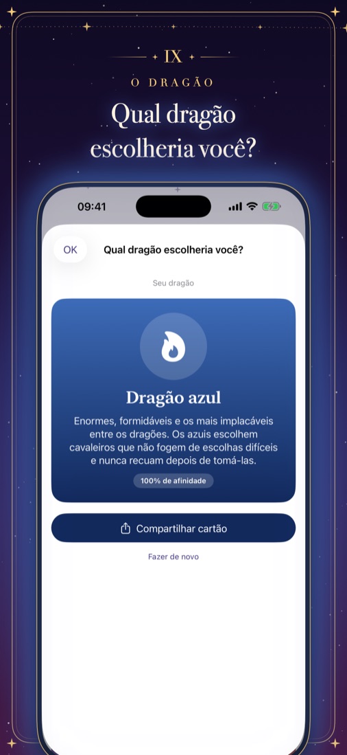 Qual dragão escolheria você? O resultado do quiz dos dragões